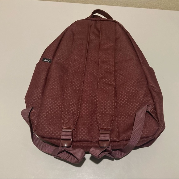 Herschel Burgundy Backpack NWOT - Picture 6 of 7